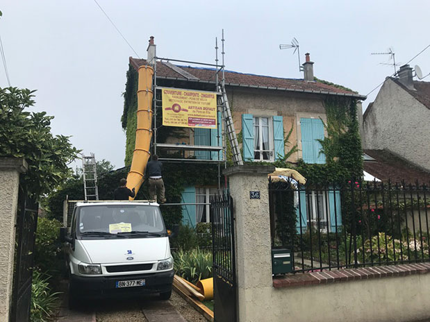 Pose de couverture en tuile à Chennevières-sur-Marne (94430) dans le Val de Marne (94)